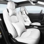 5 Seat Nappa Leather Seat Cover for Tesla Model3 ModelY ModelS Full Surround OEM Style Customized Interior Accessories
