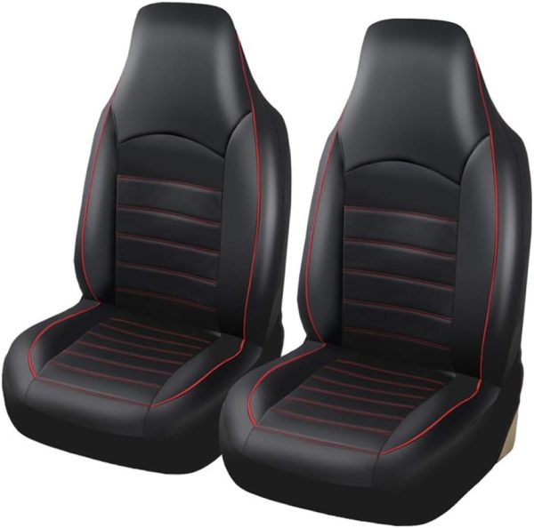 PU Leather Front Car Seat Covers Universal