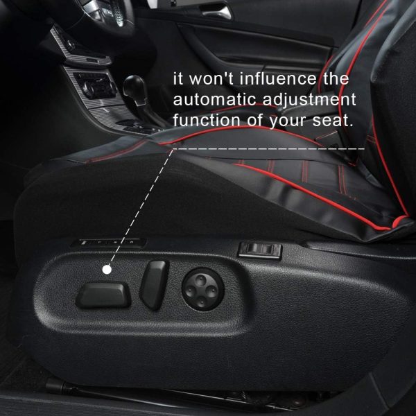 PU Leather Front Car Seat Covers Universal - Image 4