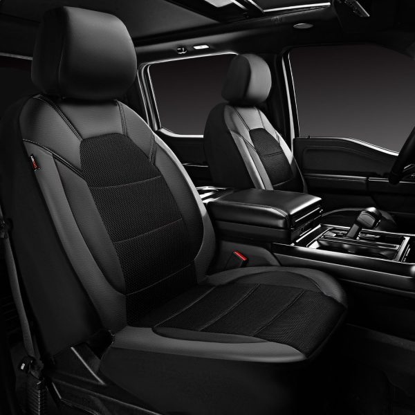 Leather seat Covers,Automotive Universal Fit Airbag Compatible fits Most Cars - Image 3