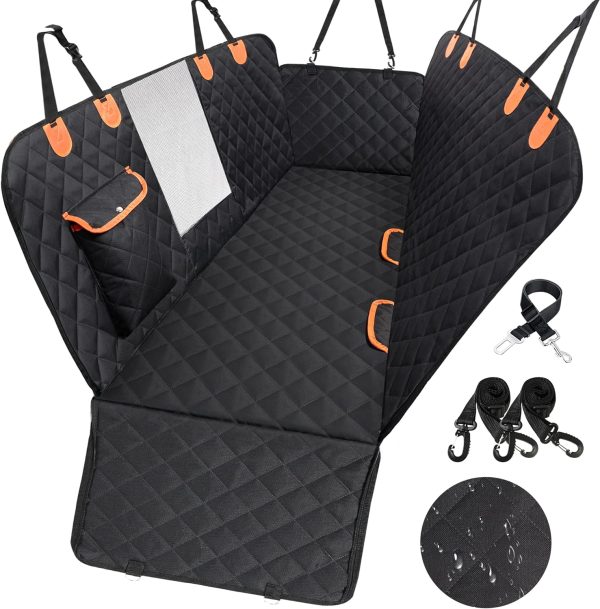 600D Dog Car Seat Cover for Back Seat