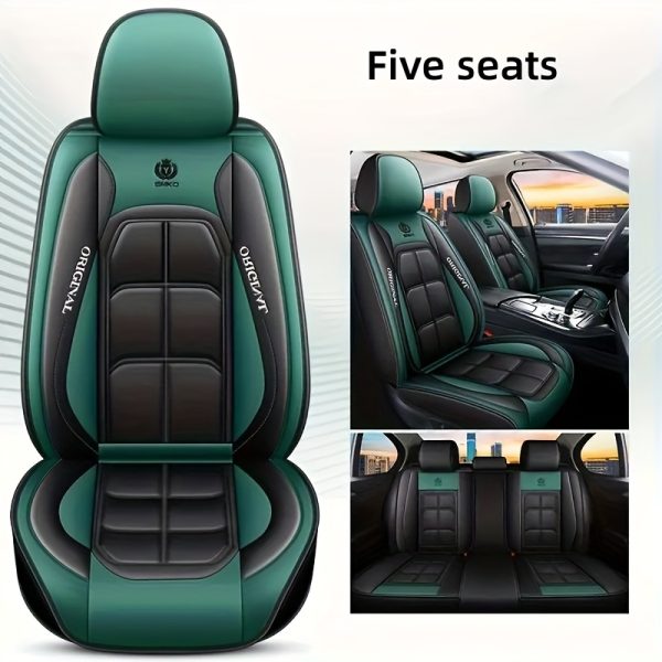 2pcs Faux Leather Car Seat Cover, 1pc, Suitable For Cars, SUVs, Vans And Trucks - Image 21