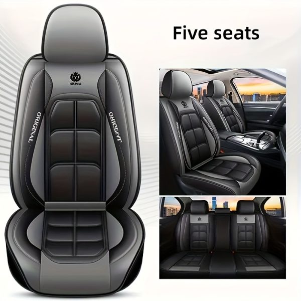 2pcs Faux Leather Car Seat Cover, 1pc, Suitable For Cars, SUVs, Vans And Trucks - Image 16