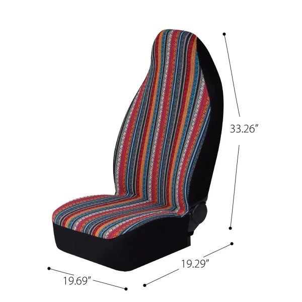 Auto Drive 2pc Boho Seat Cover - Image 2