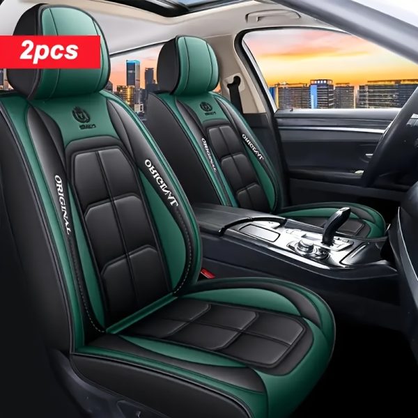 2pcs Faux Leather Car Seat Cover, 1pc, Suitable For Cars, SUVs, Vans And Trucks - Image 20